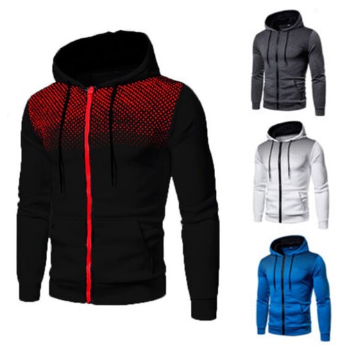 Herren zipper kapuzenpullover - herren,